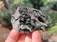 Natural Libethenite Crystals On Dolomite Matrix Specimens x 6 From Shituru, Congo - Toprock Gemstones and Minerals