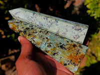 Polished "African Turquoise" Chrysocolla Points x 4 From Blue Mine, South Africa - Toprock Gemstones and Minerals