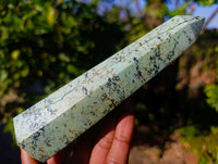 Polished "African Turquoise" Chrysocolla Points x 4 From Blue Mine, South Africa - Toprock Gemstones and Minerals