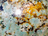 Polished "African Turquoise" Chrysocolla Spheres x 2 From Blue Mine, South Africa - Toprock Gemstones and Minerals