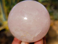 Polished Rose Quartz Spheres x 6 From Ambatondrazaka, Madagascar - Toprock Gemstones and Minerals
