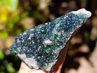 Natural Libethenite Crystals On Dolomite Matrix Specimens x 12 From Shituru, Congo - Toprock Gemstones and Minerals