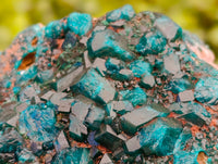 Natural Dioptase with Chrysocolla, Malachite and Shattuckite Specimens x 2 From Likasi, Congo - Toprock Gemstones and Minerals
