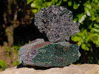 Natural Libethenite Crystals On Dolomite Matrix Specimens x 4 From Shituru, Congo - Toprock Gemstones and Minerals