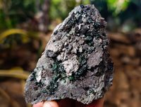 Natural Libethenite Crystals On Dolomite Matrix Specimens x 6 From Shituru, Congo - Toprock Gemstones and Minerals