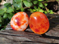 Polished Carnelian Palm Stones x 24 From Madagascar - Toprock Gemstones and Minerals