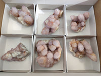 Natural Amethyst Spirit Quartz Clusters x 6 From Boekenhouthoek, South Africa - Toprock Gemstones and Minerals