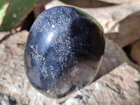 Polished Black Tourmaline Standing Free Form x 2 From Madagascar - Toprock Gemstones and Minerals