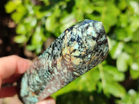 Polished "African Turquoise" Chrysocolla Points x 3 From Blue Mine, South Africa - Toprock Gemstones and Minerals