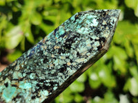 Polished "African Turquoise" Chrysocolla Points x 3 From Blue Mine, South Africa - Toprock Gemstones and Minerals
