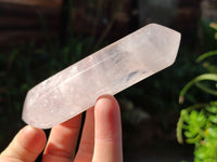 Polished Double Terminated Rose Quartz Points x 6 Ambatondrazaka, Madagascar - Toprock Gemstones and Minerals