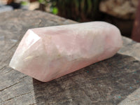 Polished Double Terminated Rose Quartz Points x 6 Ambatondrazaka, Madagascar - Toprock Gemstones and Minerals