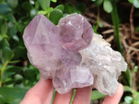 Natural Jacaranda Amethyst Quartz Cluster x 3 From Mumbwa, Zambia - Toprock Gemstones and Minerals