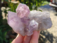 Natural Jacaranda Amethyst Quartz Cluster x 3 From Mumbwa, Zambia - Toprock Gemstones and Minerals