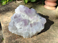 Natural Jacaranda Amethyst Quartz Cluster x 3 From Mumbwa, Zambia - Toprock Gemstones and Minerals