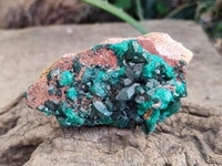 Natural Dioptase with Chrysocolla, Malachite and Shattuckite Specimens x 6 From Likasi, Congo - Toprock Gemstones and Minerals