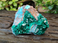 Natural Dioptase with Chrysocolla, Malachite and Shattuckite Specimens x 6 From Likasi, Congo - Toprock Gemstones and Minerals