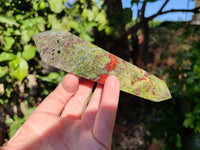 Polished Double Terminated Dragon Bloodstone Points x 4 From South Africa - Toprock Gemstones and Minerals