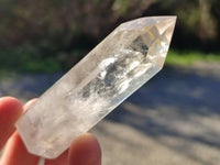 Polished Clear Quartz Crystals x 12 From Madagascar - Toprock Gemstones and Minerals
