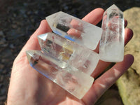 Polished Clear Quartz Crystals x 13 From Madagascar - Toprock Gemstones and Minerals