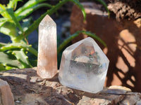 Polished Clear And Smokey Quartz Crystals x 6 From Madagascar - Toprock Gemstones and Minerals