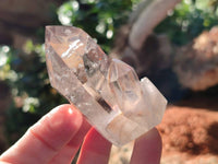 Polished Clear And Smokey Quartz Crystals x 6 From Madagascar - Toprock Gemstones and Minerals
