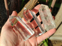 Polished Clear Quartz Crystals x 12 From Madagascar - Toprock Gemstones and Minerals