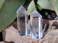 Polished Clear Quartz Crystals x 12 From Madagascar - Toprock Gemstones and Minerals