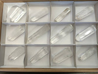 Polished Clear Quartz Crystals x 12 From Madagascar - Toprock Gemstones and Minerals