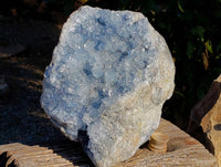Natural Extra Large Celestite Geode Specimen x 1 From Sakoany, Madagascar - Toprock Gemstones and Minerals