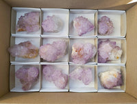 Natural Amethyst Spirit Quartz Clusters x 12 From Boekenhouthoek, South Africa - Toprock Gemstones and Minerals