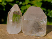 Polished Clear Quartz Crystals x 12 From Madagascar - Toprock Gemstones and Minerals