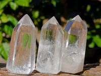 Polished Clear Quartz Crystals x 24 From Madagascar - Toprock Gemstones and Minerals