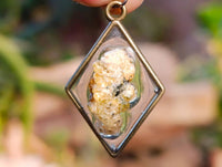Hand Made Specially Selected Mixed Crystal Pendants - Set in Resin x 6 From Southern Africa - Toprock Gemstones and Minerals