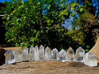Polished Clear Quartz Crystals x 12 x From Madagascar - Toprock Gemstones and Minerals