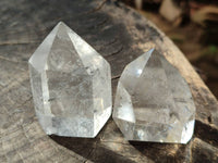 Polished Clear Quartz Crystals x 12 From Madagascar - Toprock Gemstones and Minerals