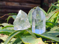 Polished Clear Quartz Crystals x 12 From Madagascar - Toprock Gemstones and Minerals