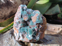 Natural Ball Malachite On Dolomite Matrix Specimens x 2 From Kambove, Congo - Toprock Gemstones and Minerals