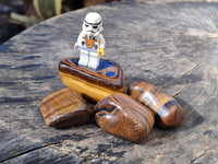 Polished Tiger's Eye Tumbled Stones x 35 From Prieska, South Africa - Toprock Gemstones and Minerals