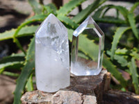 Polished Clear Quartz Crystals x 12 From Madagascar - Toprock Gemstones and Minerals