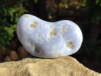 Polished Large Blue Lace Agate Tumbled Stones x 6 From Nsanje, Malawi - Toprock Gemstones and Minerals