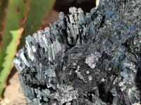 Natural Schorl Black Tourmaline with Smokey Quartz and Orthoclase Matrix Specimens x 2 From Namibia - Toprock Gemstones and Minerals