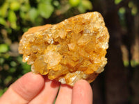 Natural Golden Limonite Quartz Clusters x 28 From Solwezi, Zambia - Toprock Gemstones and Minerals
