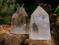 Polished Clear Quartz Crystals x 12 From Madagascar - Toprock Gemstones and Minerals