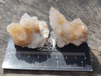 Natural Golden Limonite Coated Spirit Quartz Clusters x 35 From Boekenhouthoek, South Africa - Toprock Gemstones and Minerals