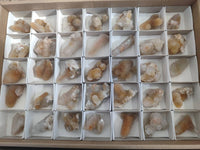 Natural Golden Limonite Coated Spirit Quartz Clusters x 35 From Boekenhouthoek, South Africa - Toprock Gemstones and Minerals