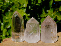 Polished Clear Quartz Crystals x 12 From Madagascar - Toprock Gemstones and Minerals