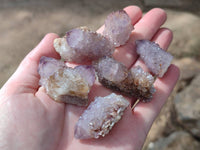 Natural Amethyst Spirit Quartz Clusters x 35 From Boekenhouthoek, South Africa - Toprock Gemstones and Minerals