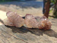 Natural Amethyst Spirit Quartz Clusters x 35 From Boekenhouthoek, South Africa - Toprock Gemstones and Minerals