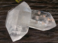 Polished Clear Quartz Double Terminated Crystals x 6 From Madagascar - Toprock Gemstones and Minerals